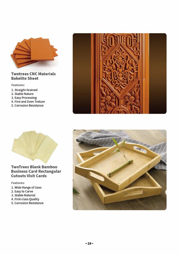 TwoTrees CNC Materials Bakelite Sheet